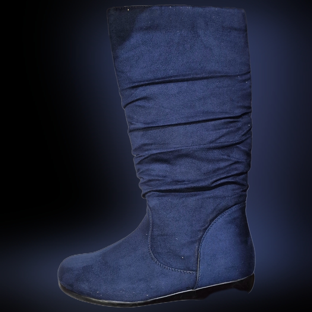 Elegant Blue Women's Boots Hot Tomato